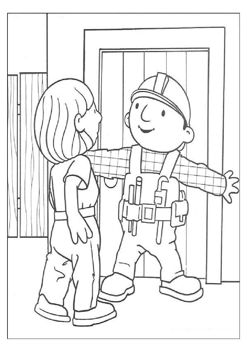 Bob The Builder Coloring S For Kids