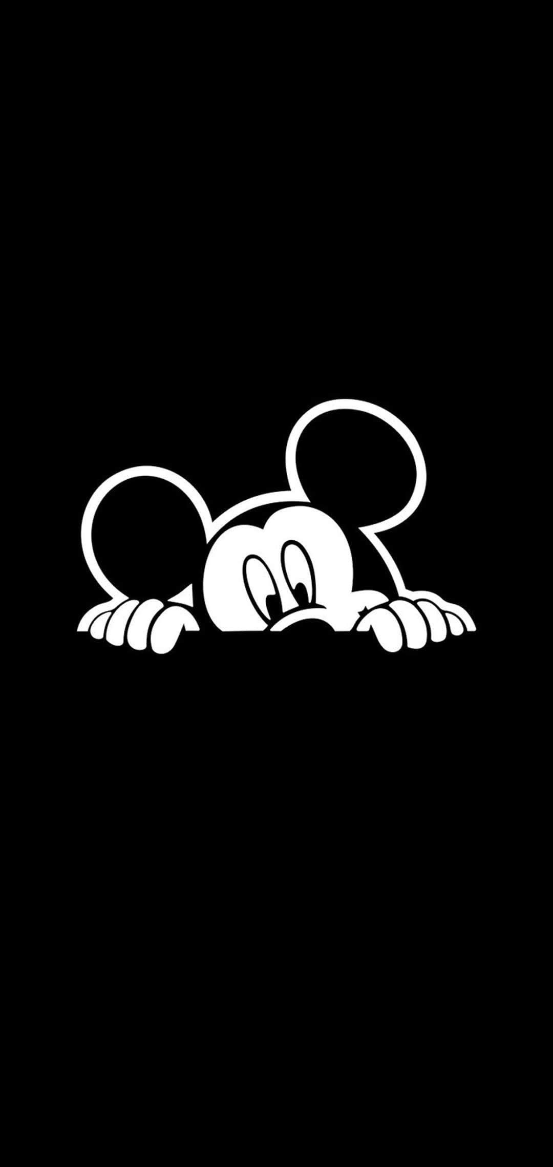 M Abd On Notch Mickey Mouse Wallpaper iPhone Samsung