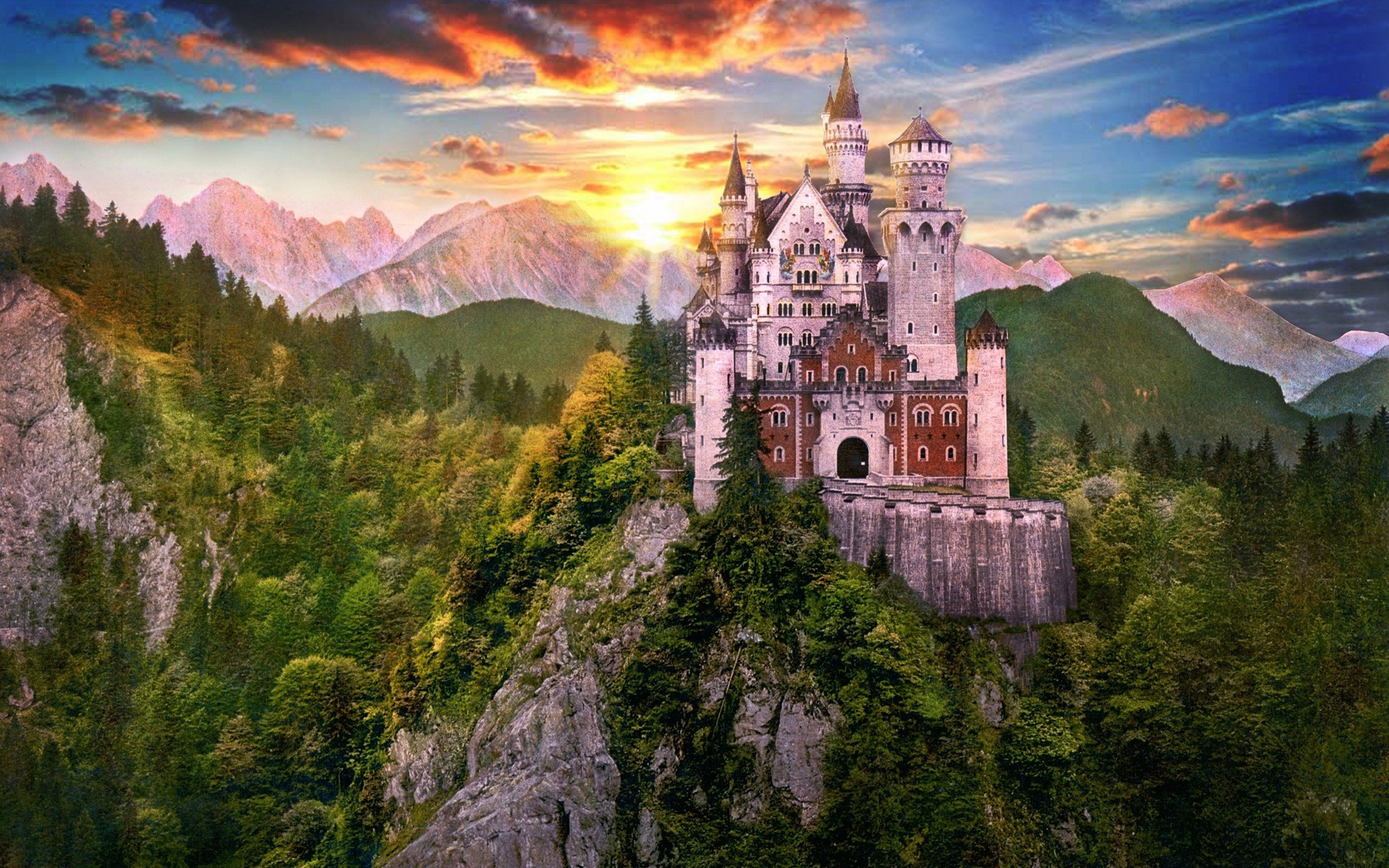 3d HD Wallpaper Fantasy Castle Image On