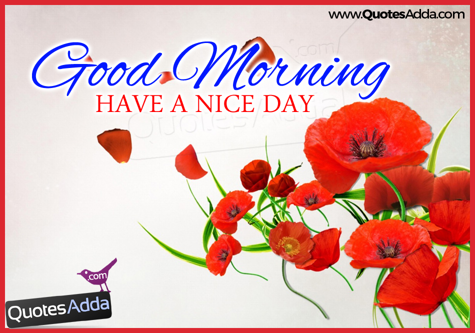 Have A Nice Day Quotes With Flowers Quotesadda