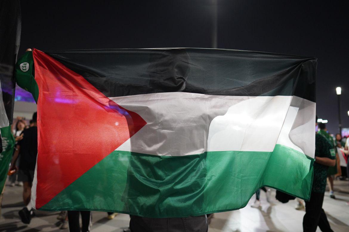 Photos Palestinian Flags Fly High At The World Cup In Qatar