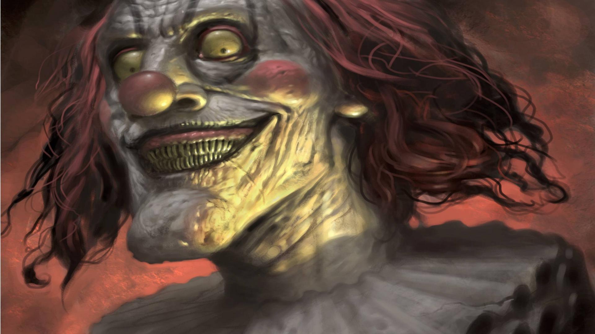 Horror Creepy Clown HD Wallpaper Funny Humour