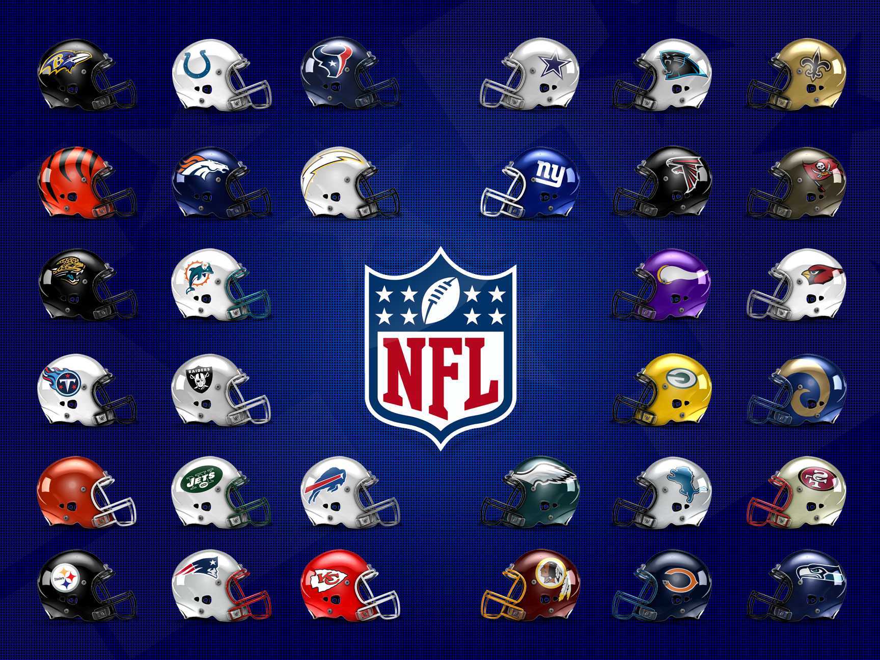 Free download NFL Helmet Poster by SpaceDyeDesigns [1728x1296] for your