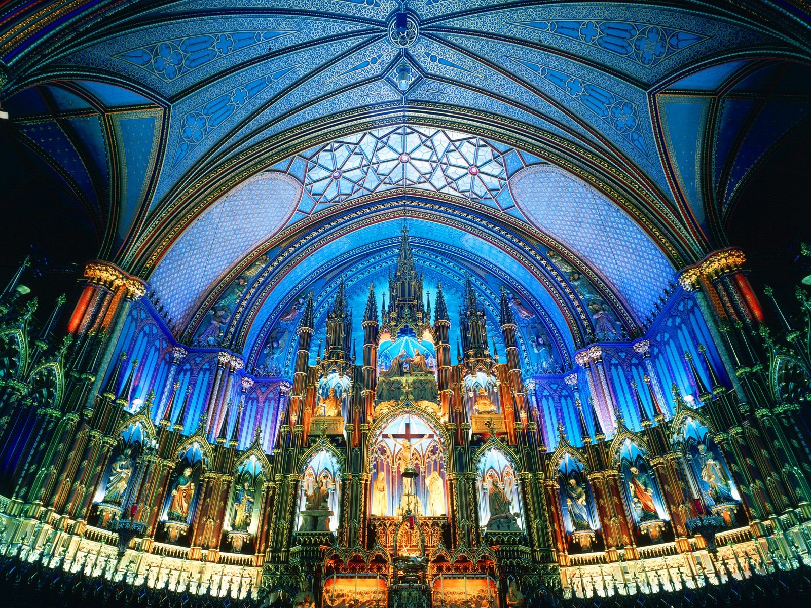 Notre Dame Basilica Montreal Desktop Pc And Mac Wallpaper