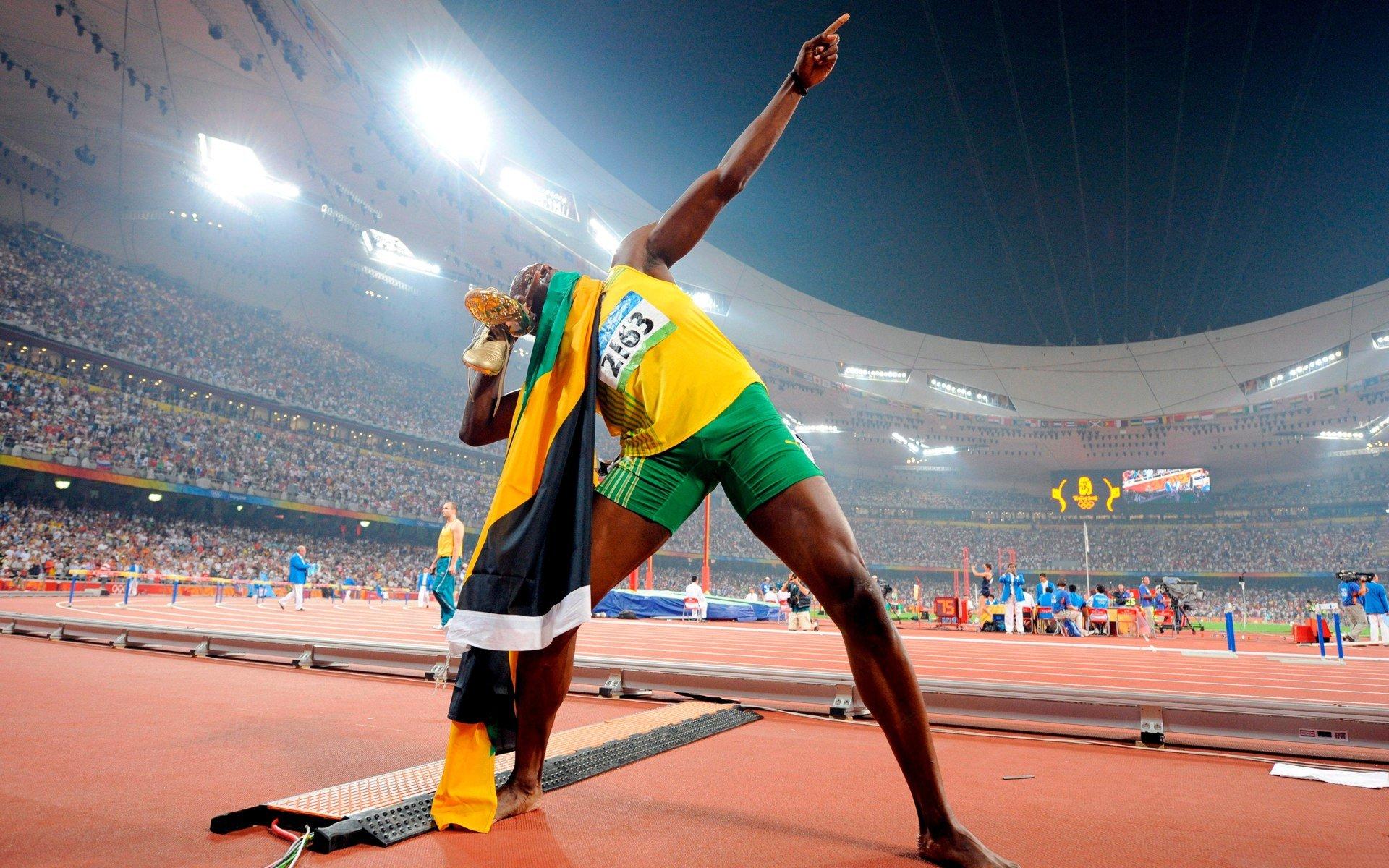 Wallpaper Graphics Read More HD Usain Bolt Night Start