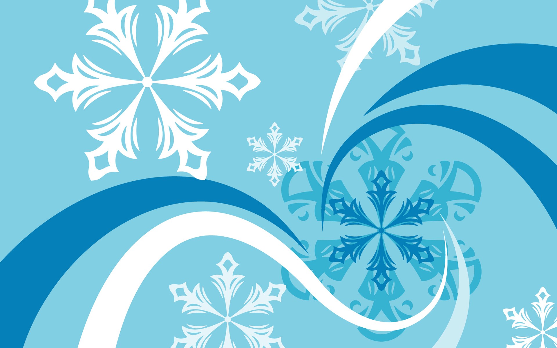 Winter Vector Background Wallpaper Cartoon Blue