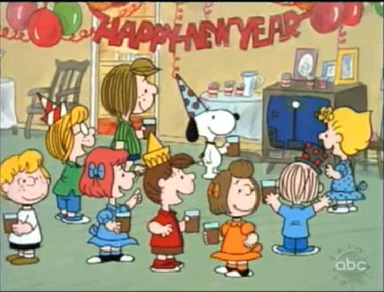 Peanuts Happy New Year Hokie Years S