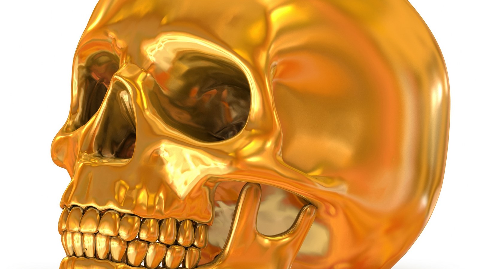 Head Skull Gold Abstract Wallpaper55 Best Wallpaper For Pcs