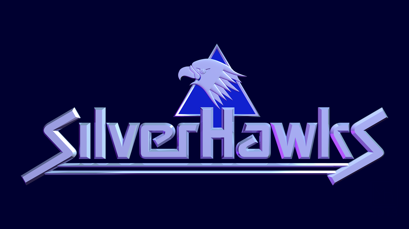 Silverhawks 3d Text Logo Wp By Manrlewis