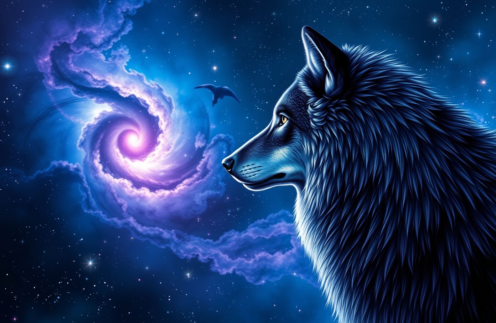 Galaxy Wolf Wallpaper