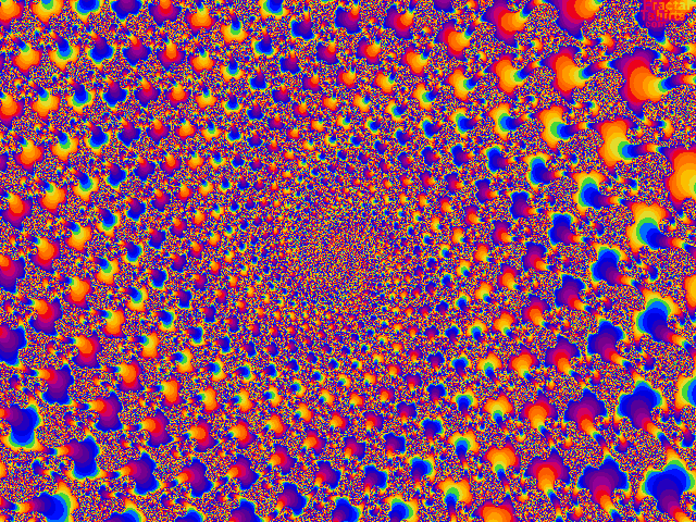 Animated Psychedelic Art Image Red And Blue Spiral