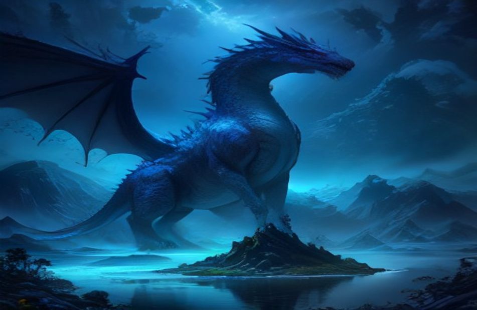 Woman And Dragon Wallpaper