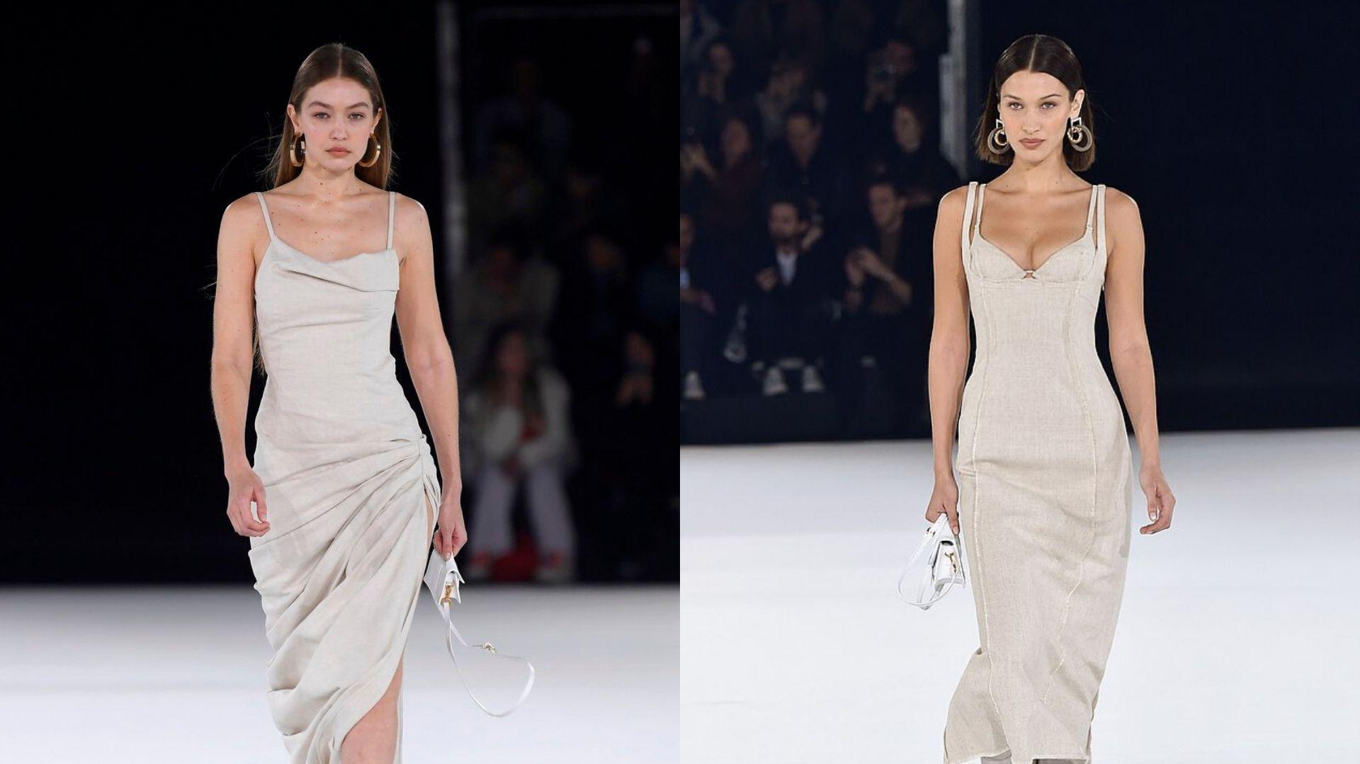 Gigi And Bella Hit The Catwalk At Jacquemus Menswear Show In