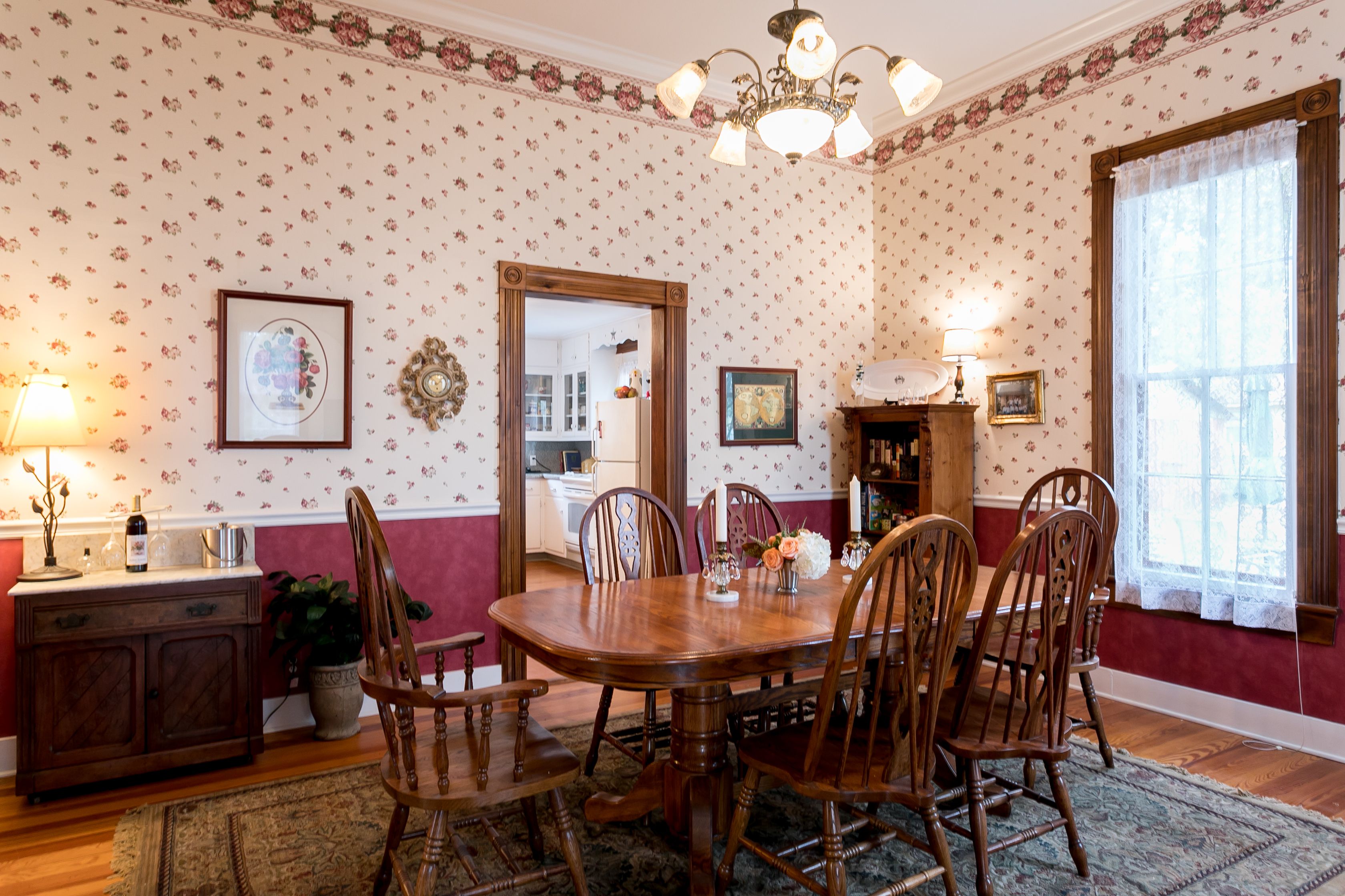 The Spacious Dining Room Includes Seating For Up To Six And