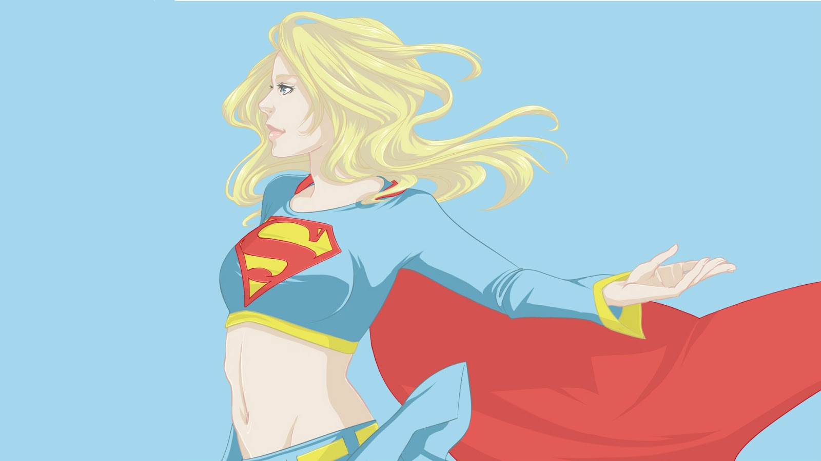 Supergirl Wallpaper Widescreen - WallpaperSafari.