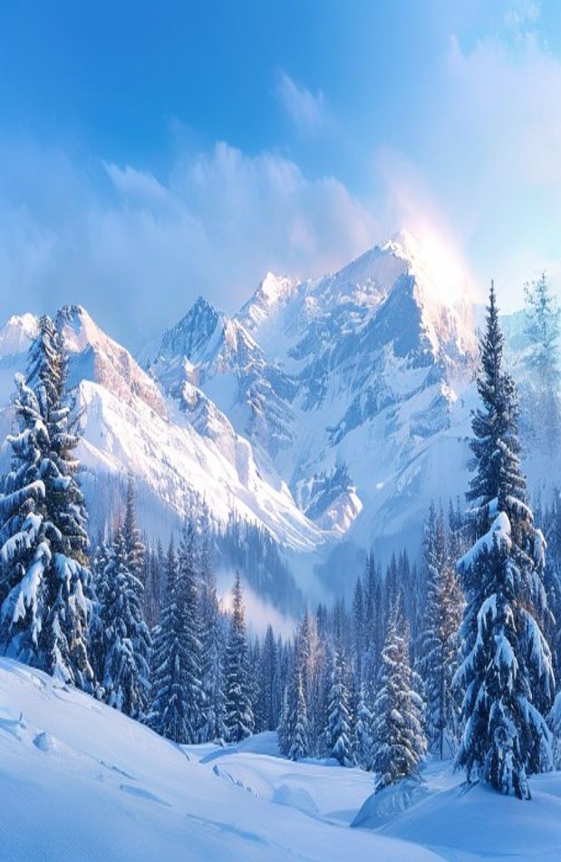 Winter Mountain Wallpaper