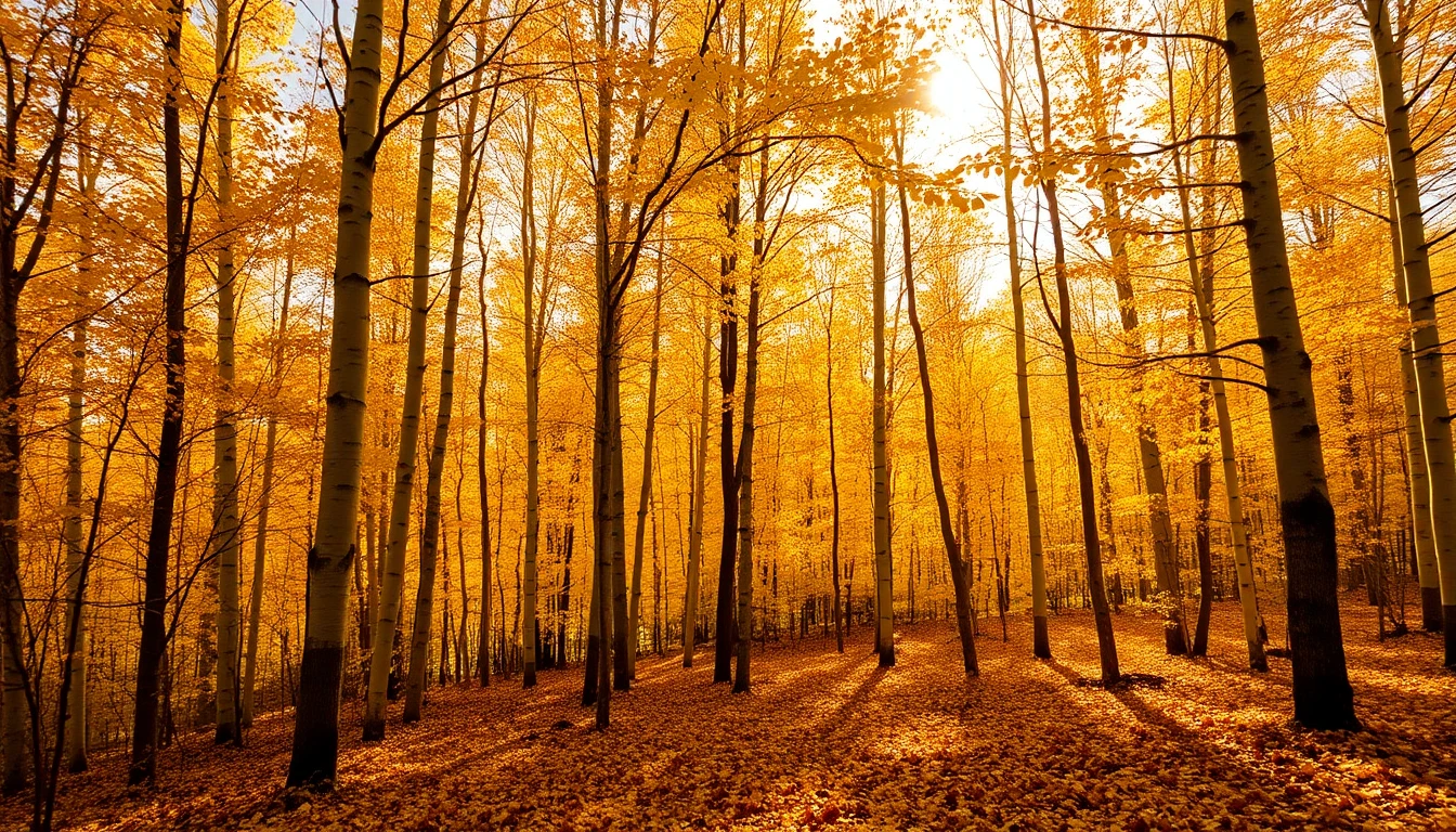 Aspen Forest Wallpaper