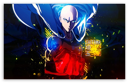 Saitama One Punch Man HD Wallpaper For Standard Fullscreen