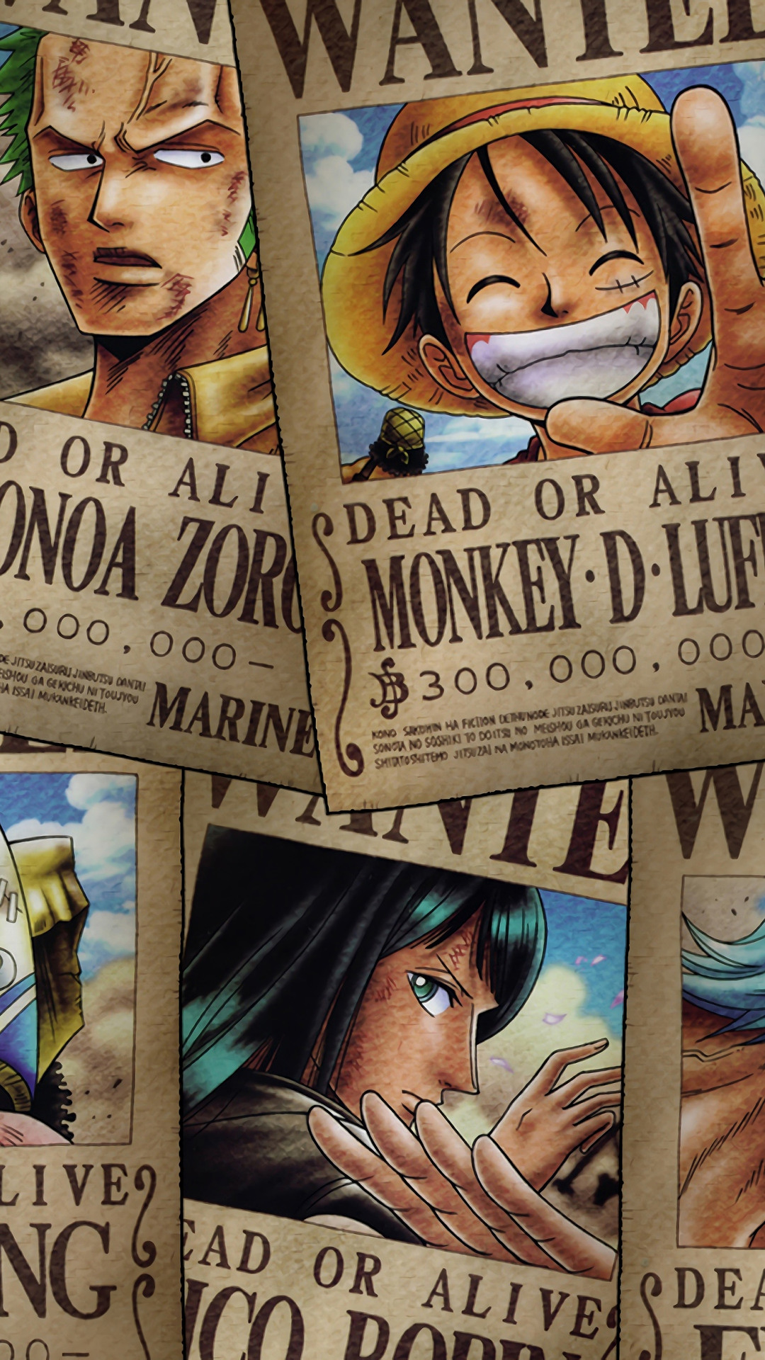 One Piece  Gol D Roger Wanted Poster 2K wallpaper download