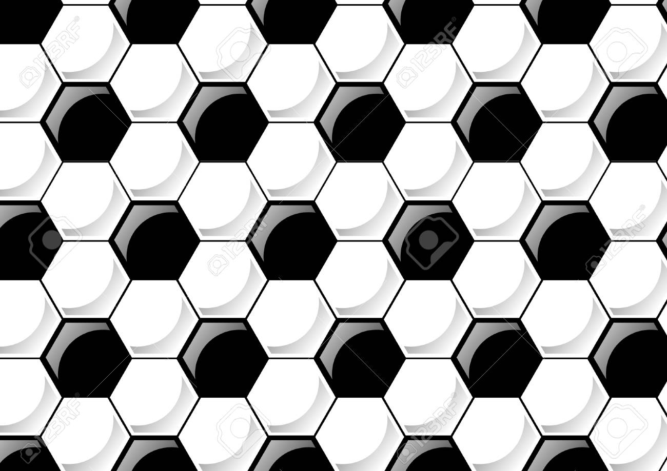Soccer Ball Pattern Background Royalty Cliparts Vectors And