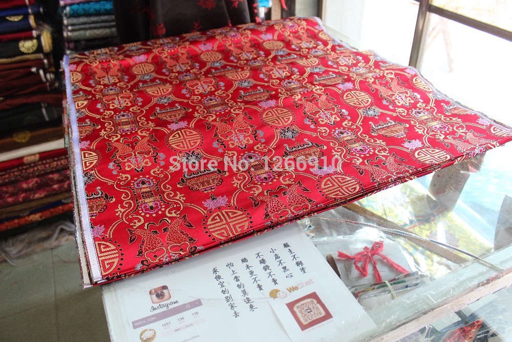 Wallpaper Pictures Image And Photos Red Silk Brocade