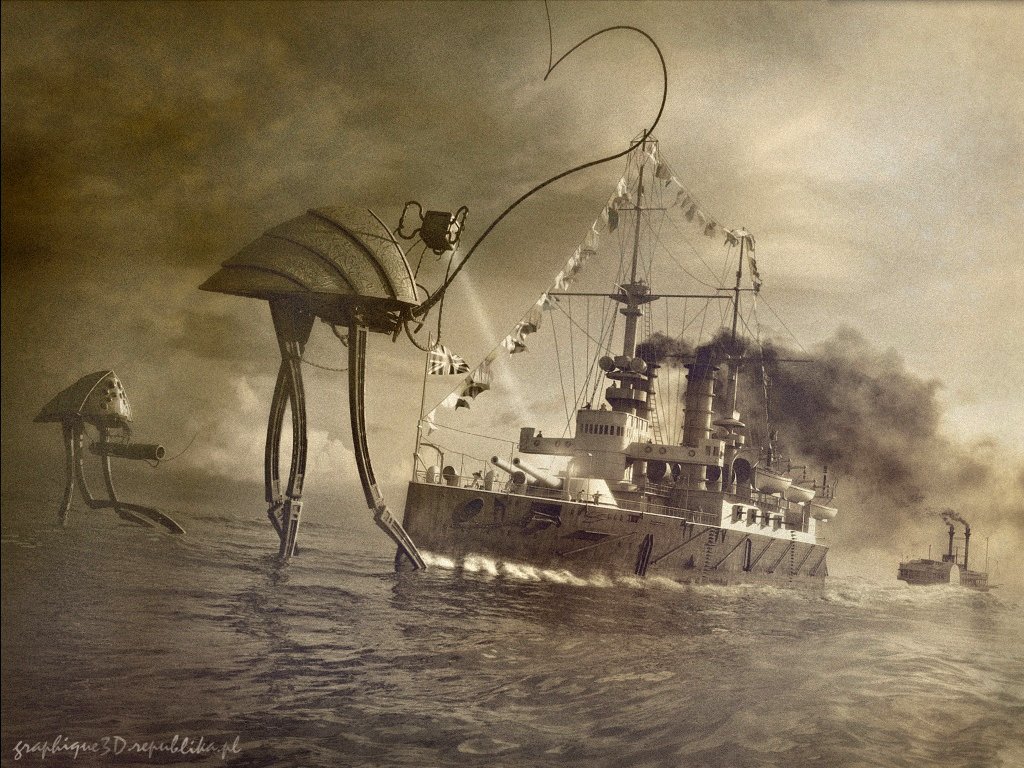 War Of The Worlds Battleship Wallpaper