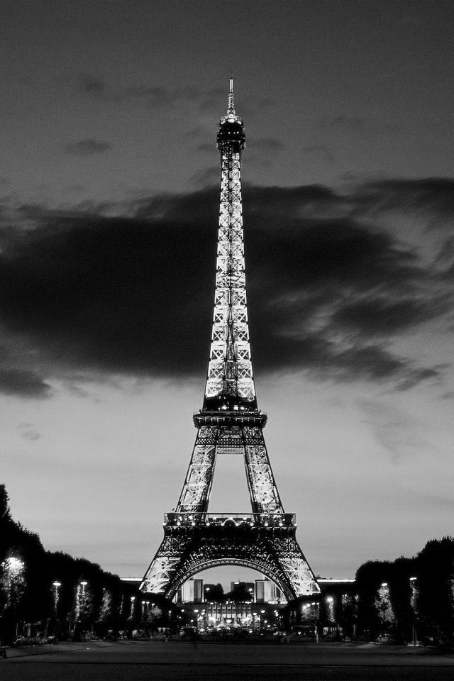 iPhone Wallpaper HD Cool Black And White Tower For