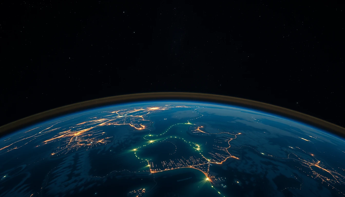 Earth At Night Wallpaper HD