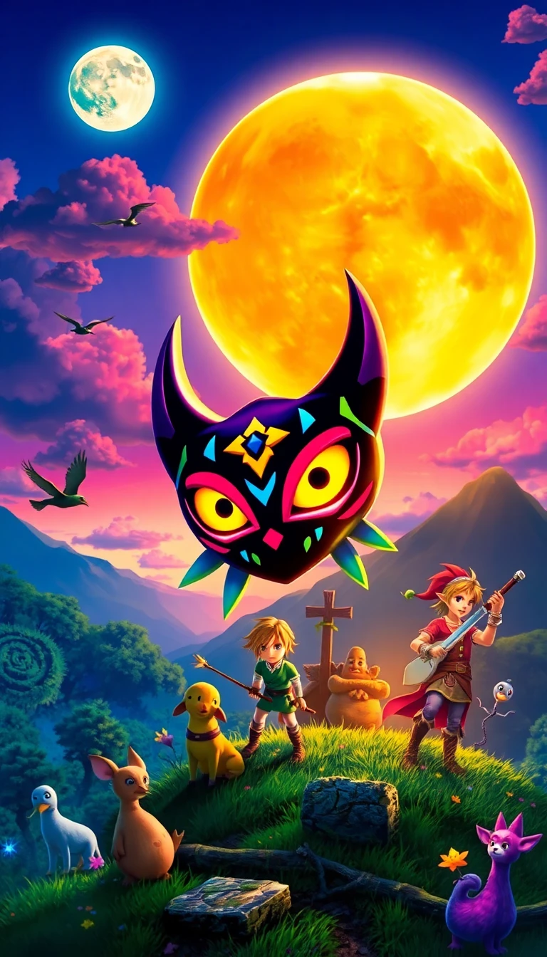 Zelda Majora S Mask 3ds Wallpaper