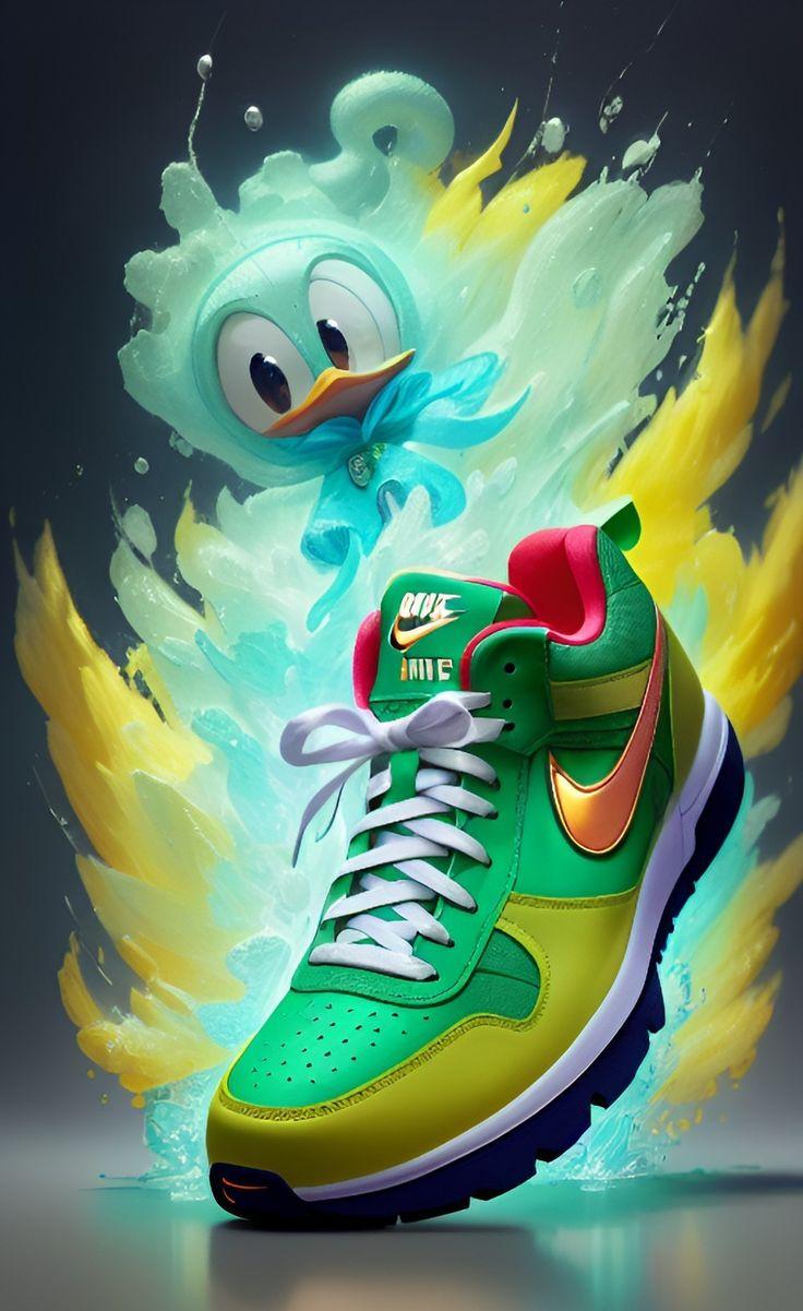 Nike Sneakers Concept In Art Custom Diy