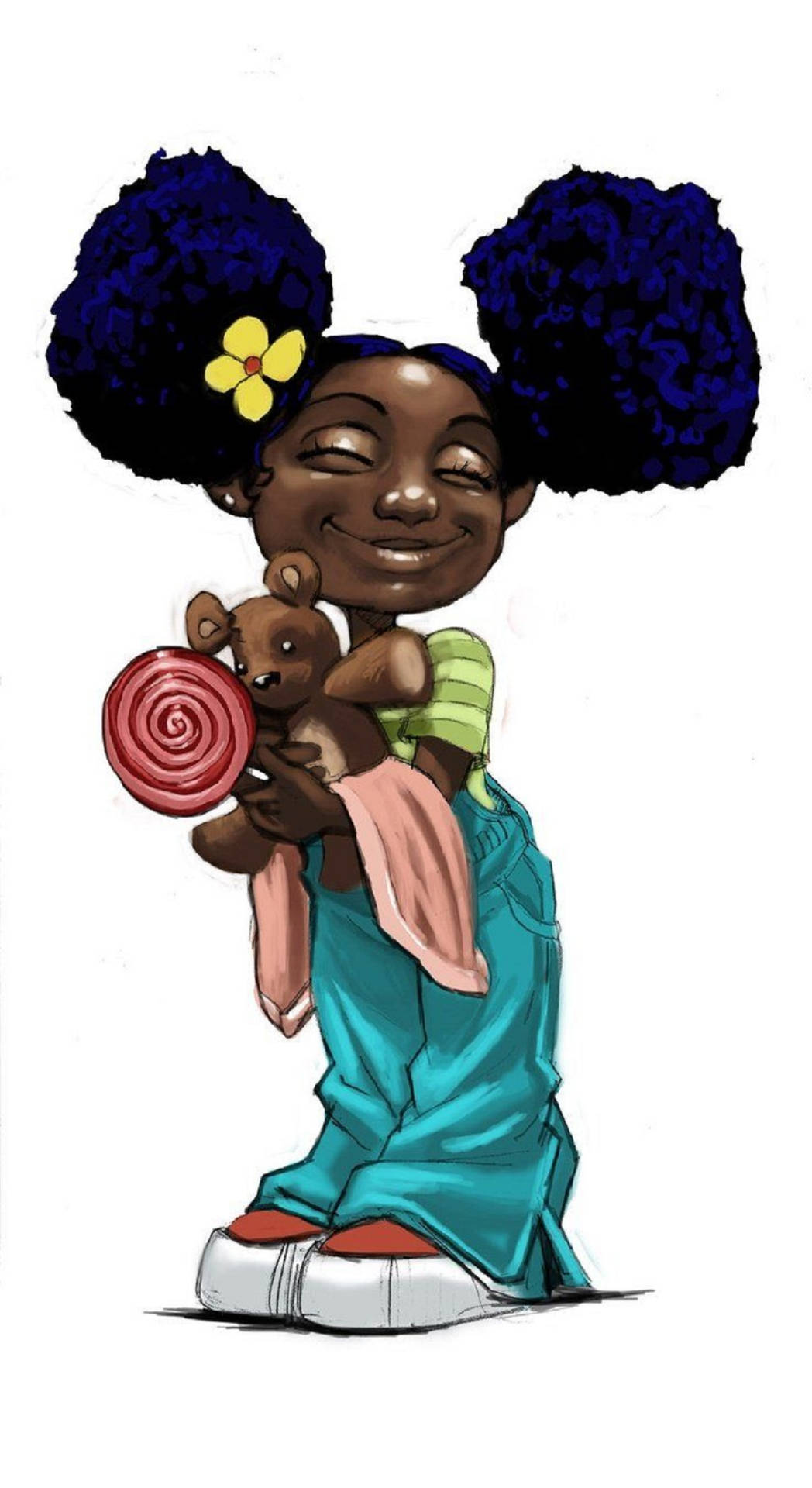 Cute Black Girls Wallpaper