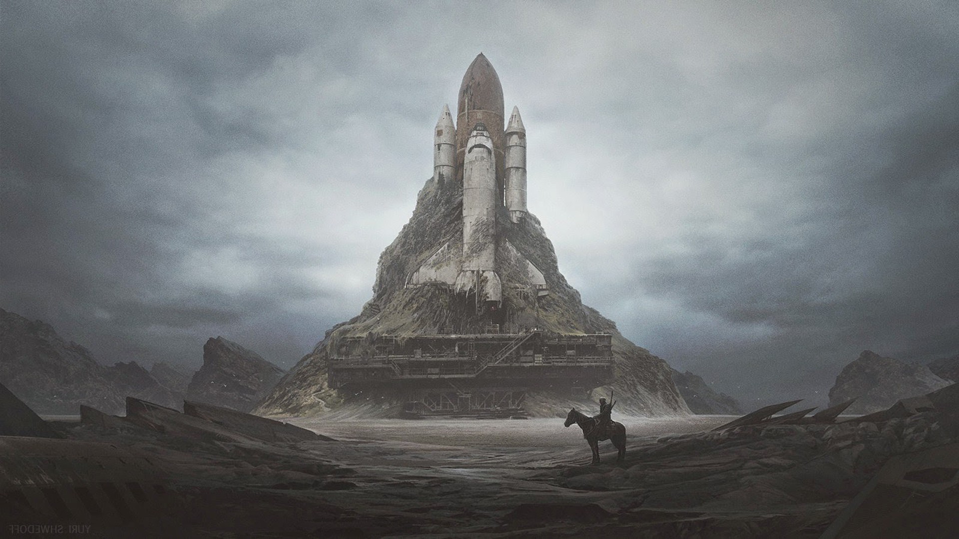 Launch Pads Space Shuttle Wasteland Apocalyptic