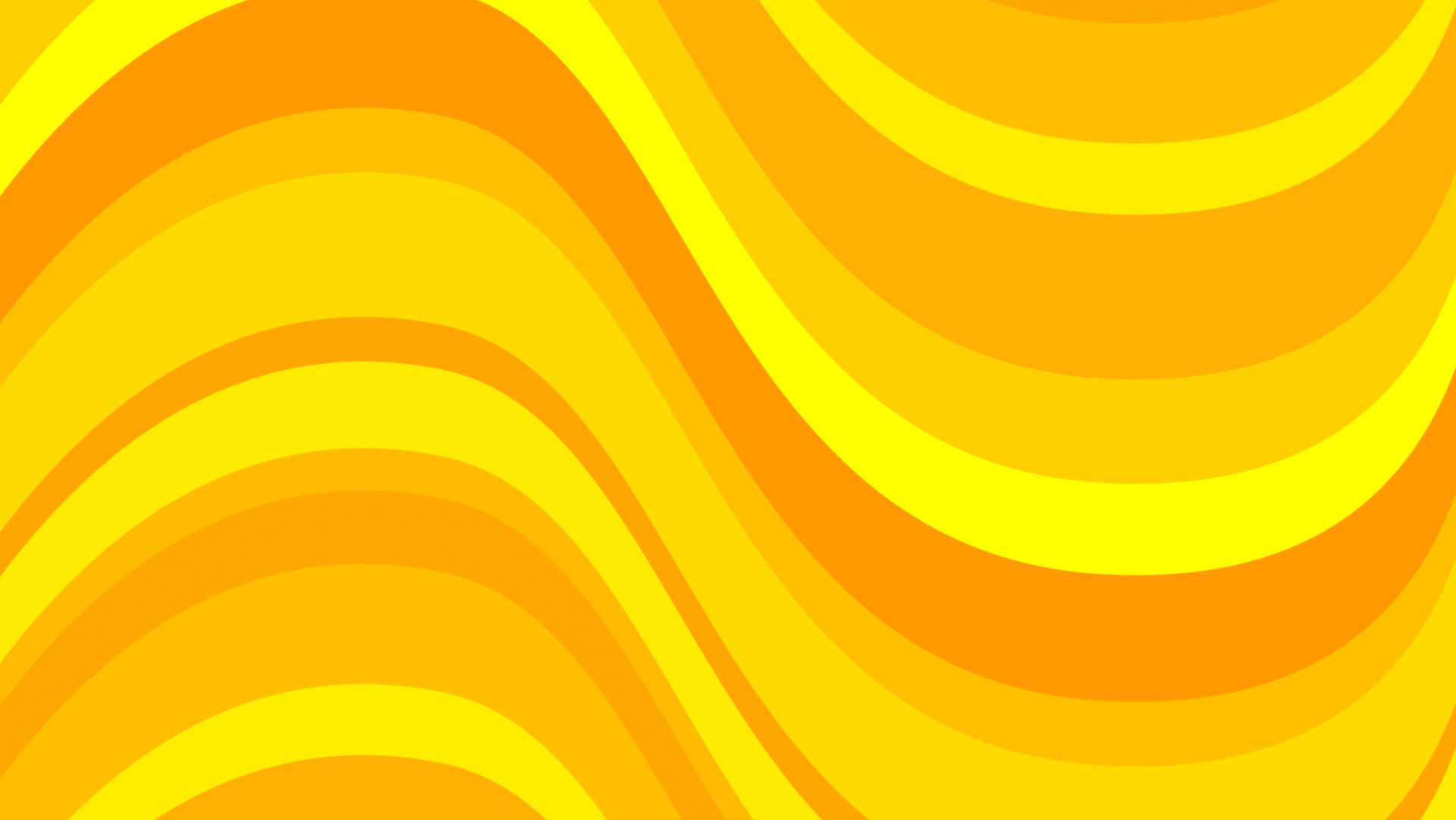 Vibrant Yellow Abstract Wavy Background Wallpaper