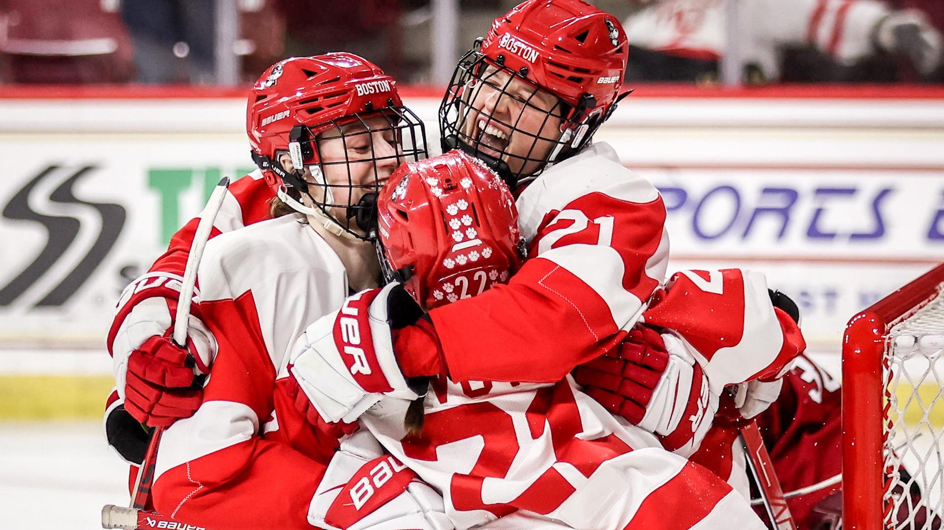 Terriers Rally for Win over Harvard in Beanpot Boston