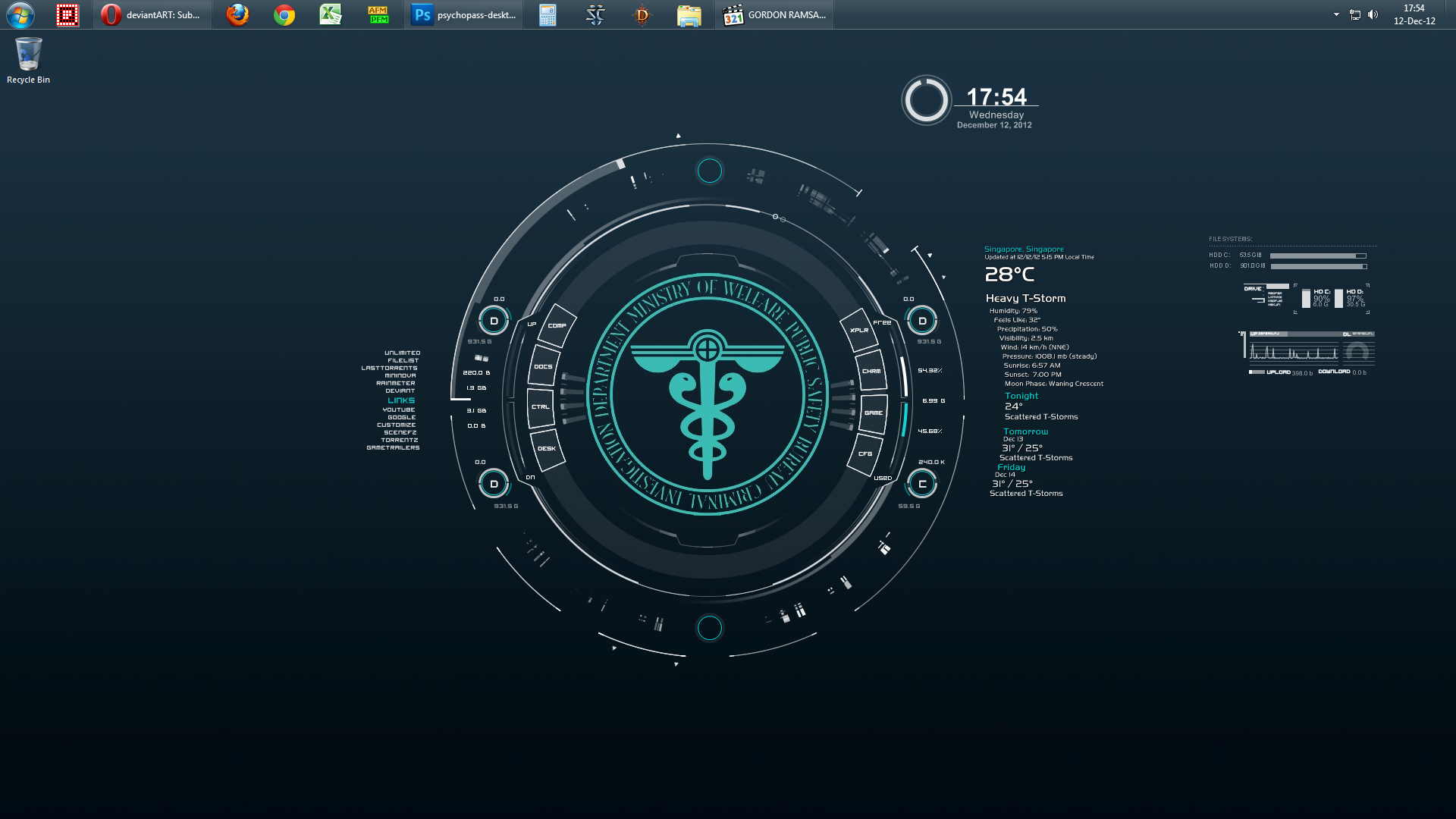 Psycho Pass Desktop By Chii Persocon