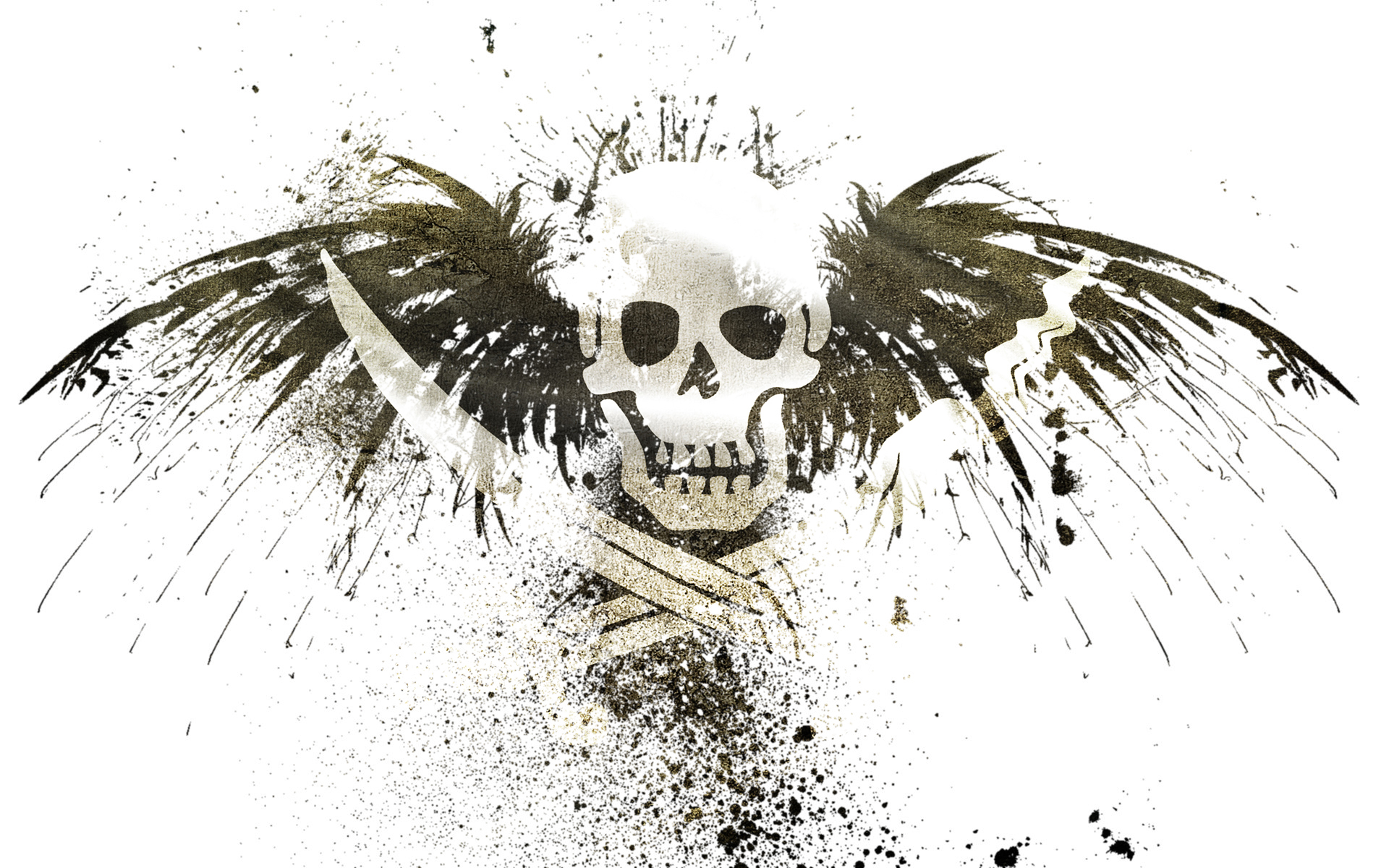 skulls pirates eagles flags skull and crossbones b0QA