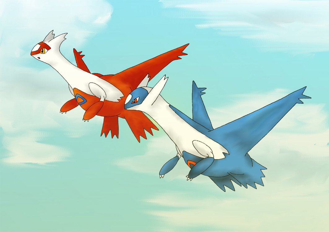 Latios And Latias By Smileypig