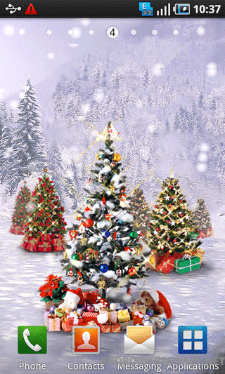 Christmas Snow Live Wallpaper Android Apps