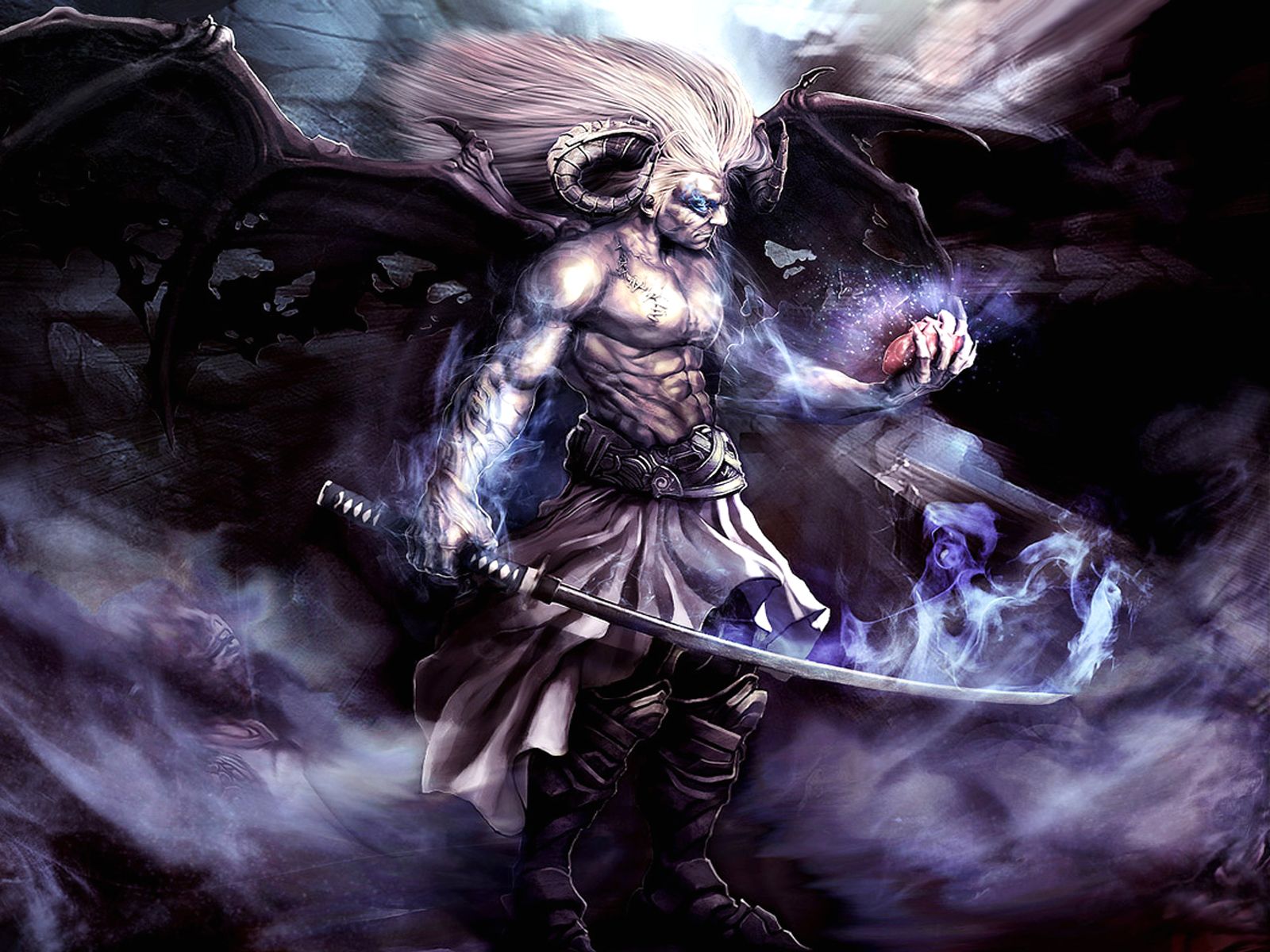 HDq Beautiful Demons Image Wallpaper