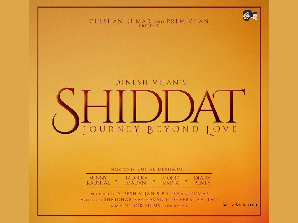 Hindi film Shiddat starring Sunny Kaushal Radhika Madan Mohit 1024x768