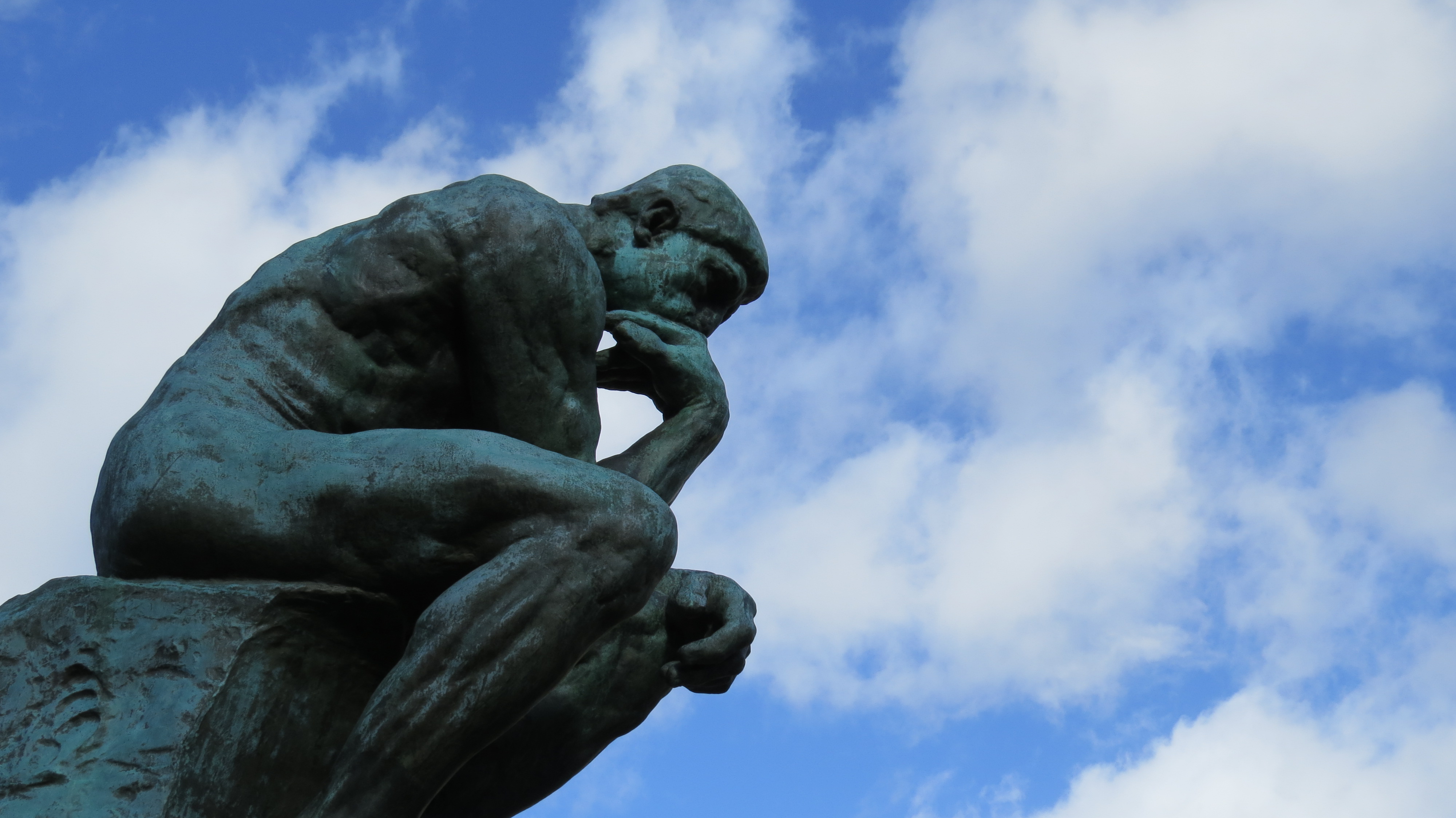 Free download The Thinker Wallpaper [4000x2248] for your Desktop, Mobile &  Tablet | Explore 73+ The Thinker Wallpaper | The Lord Of The Rings Wallpaper,  The Wallpapers, The Tone of the Yellow Wallpaper