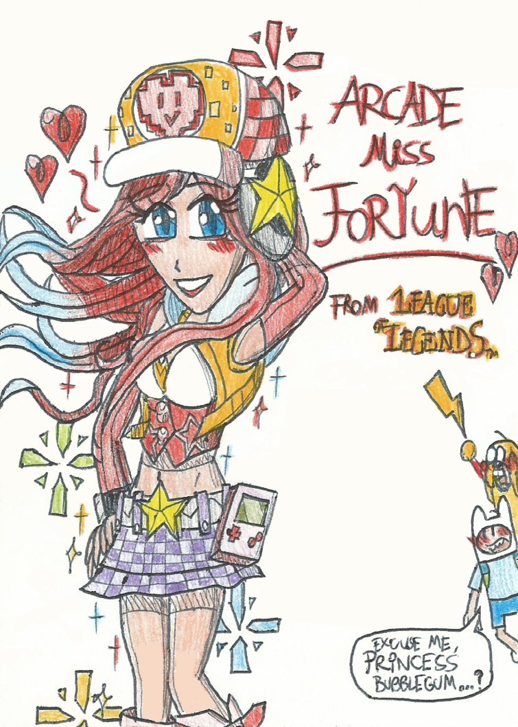 Princess Arcade Miss Fortune Bubblegum By Felixtoonimefanx360 On