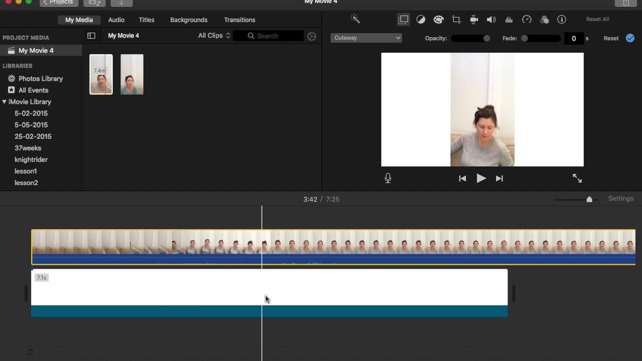 Create A White Background On Vertical Video In Imovie
