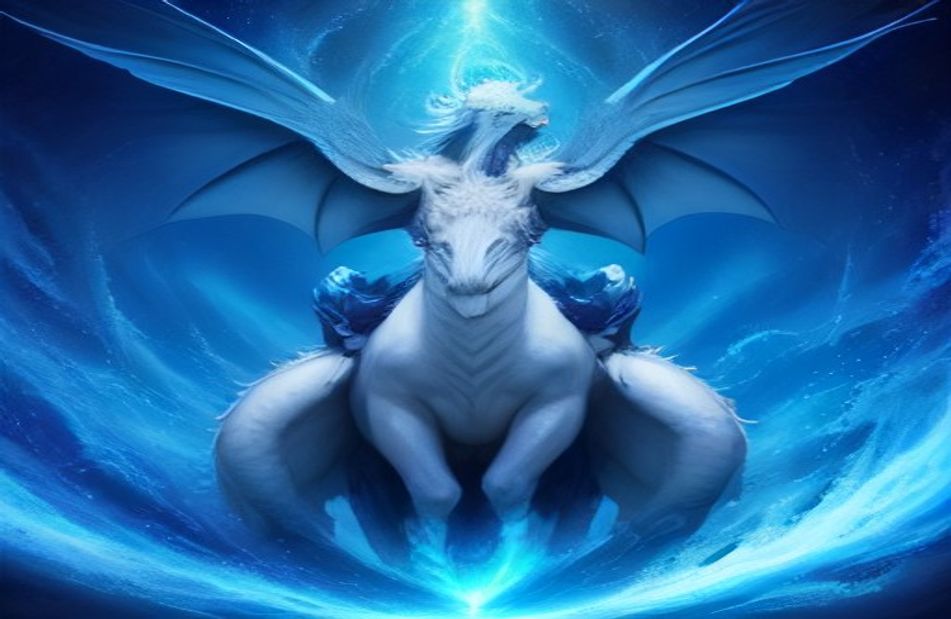 Blue Eyes White Dragon Wallpaper