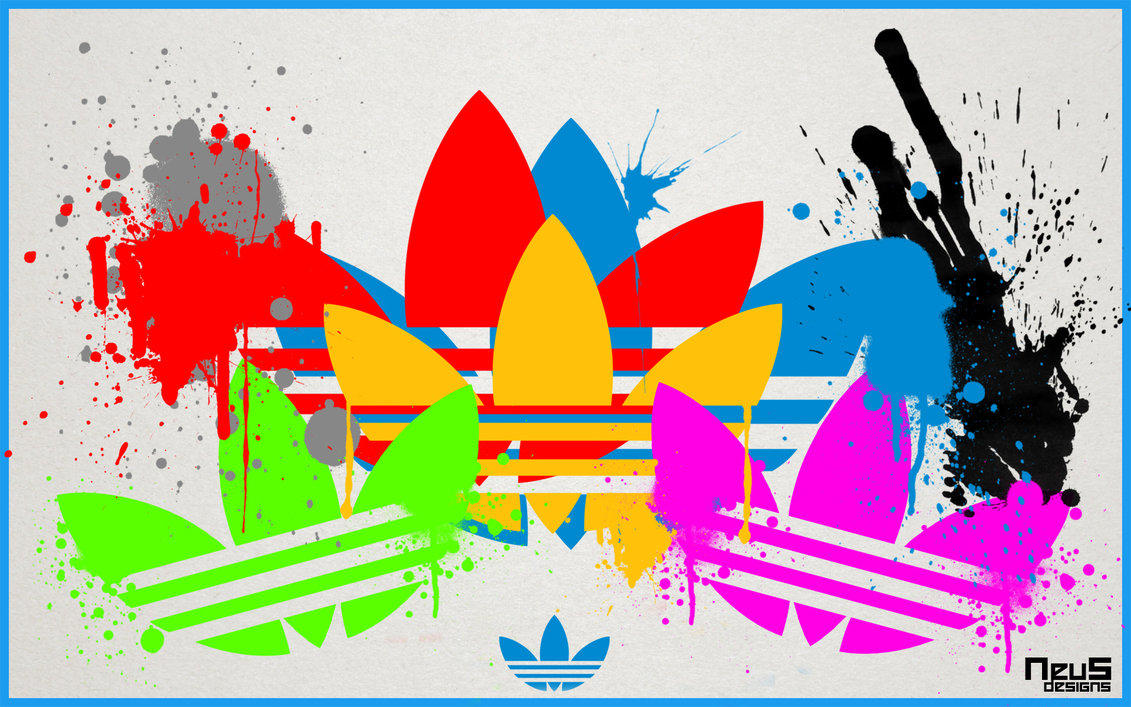 Adidas Originals Splatter Wallpaper By Neus2010