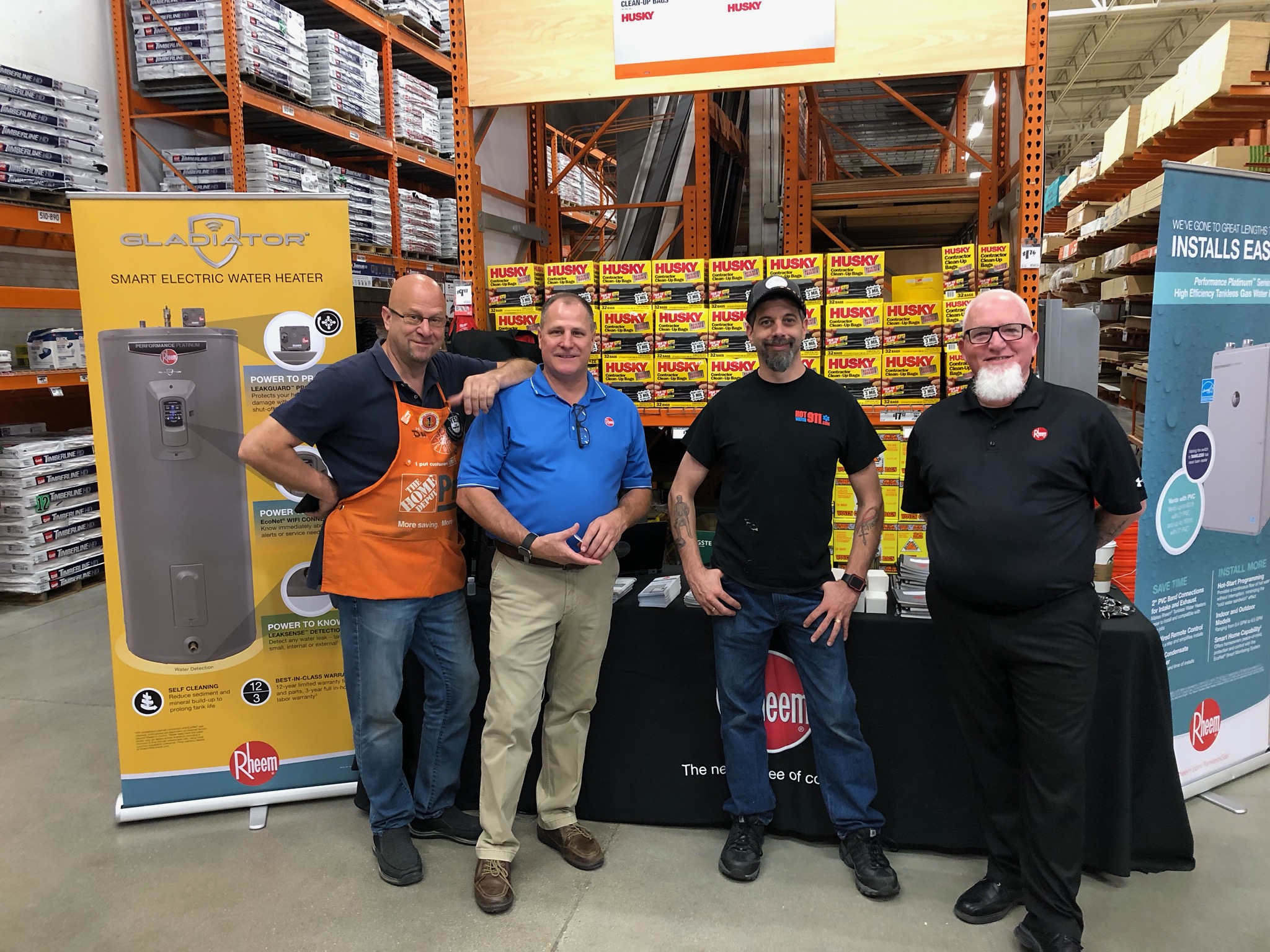 Hot Water Rheem And Home Depot What A Team