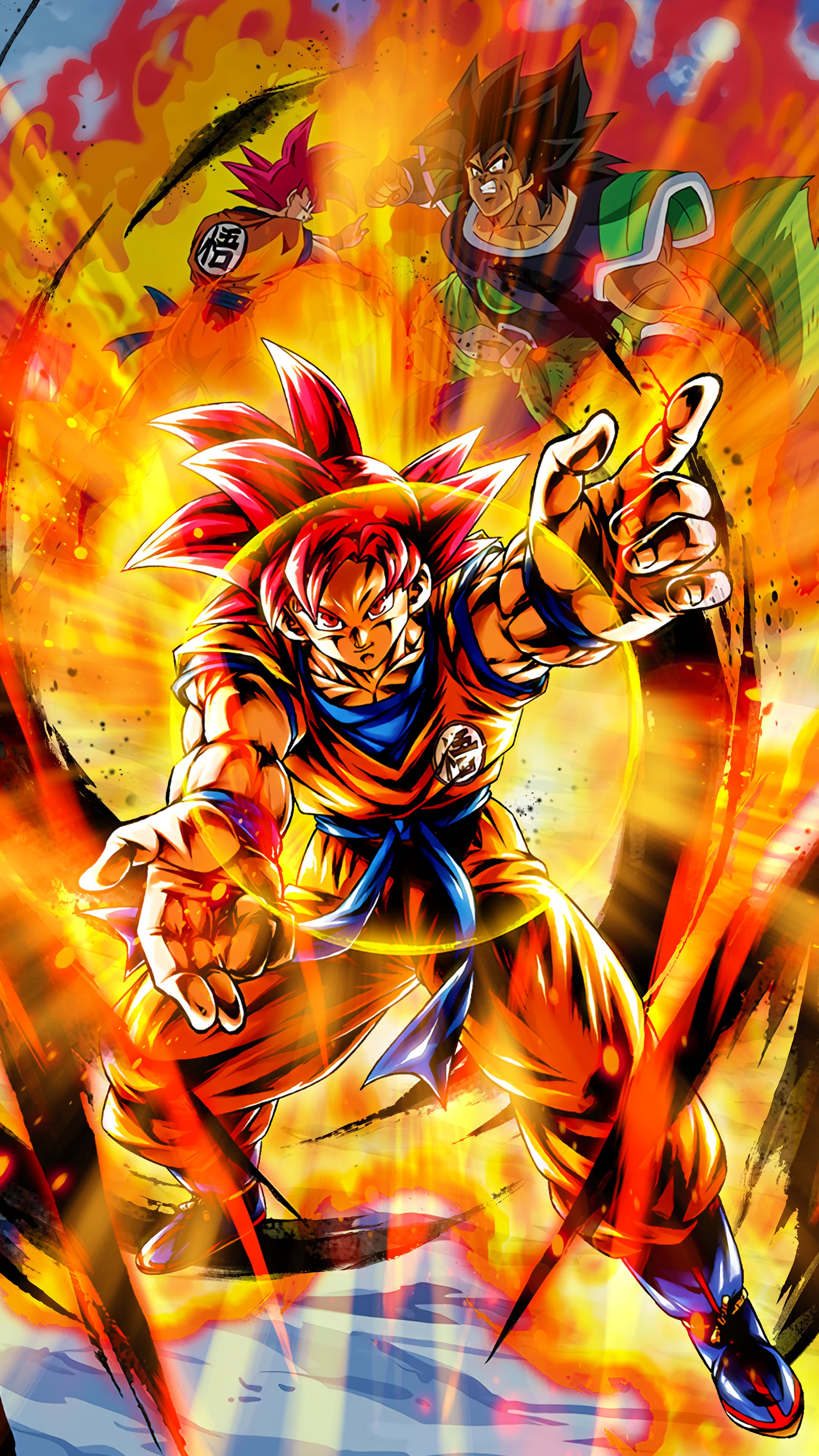 John Di Pur Super Saiyan God Goku V2 4k Pc Wallpaper