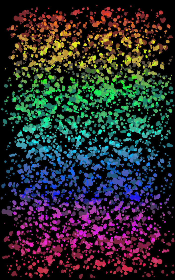 Displaying Image For Rainbow Paint Splatters