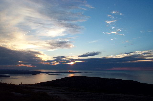 Maine Sunset Scenery Photos