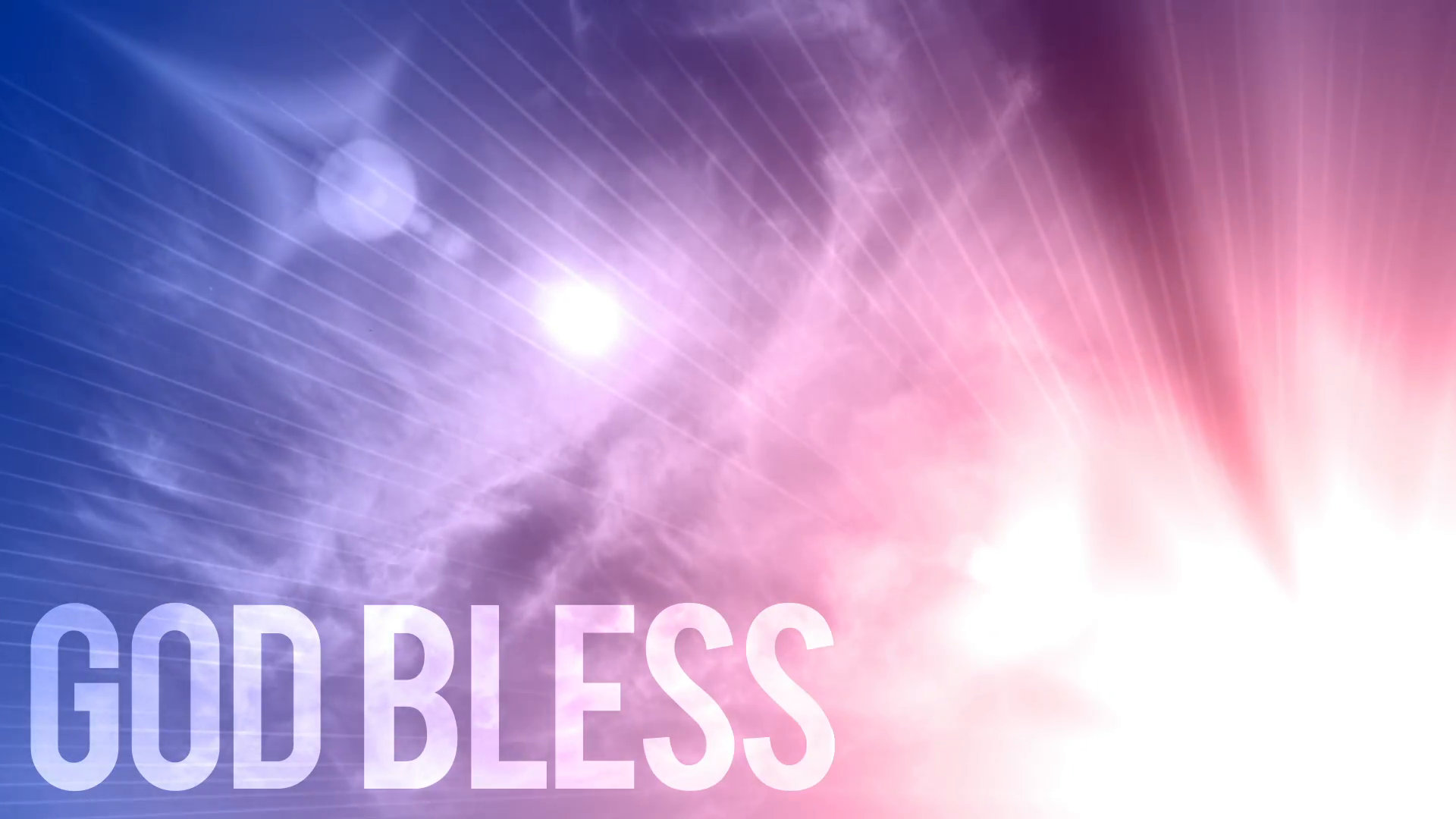 God Bless Have A Great Week PowerPoint Background